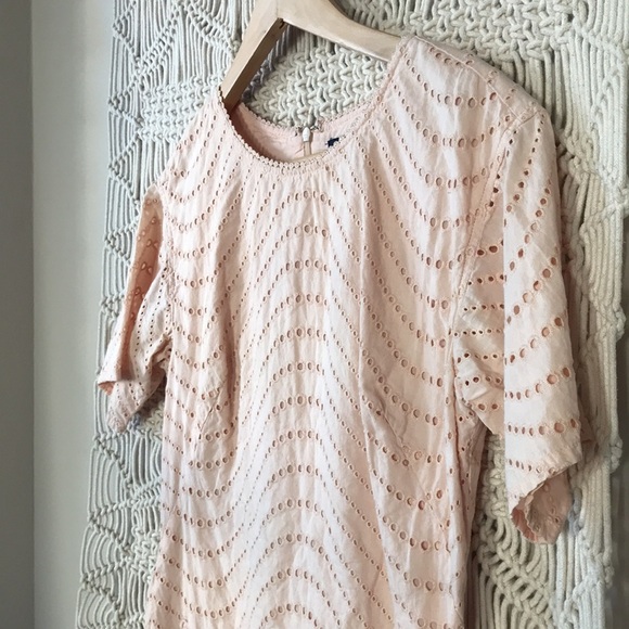 French Connection Eyelet SZ 8 Shift Dress - Picture 5 of 9